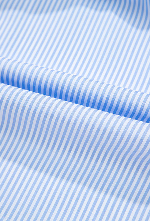 Multicolour Striped Patchwork Ric Rac Puff Sleeve Collared Mini Dress